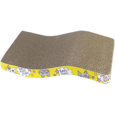 S Shaped Cat Scratching Pad with Catnip image