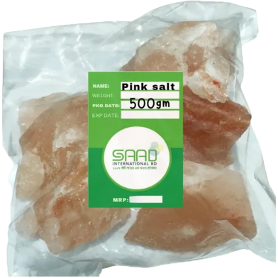 Saad Pink Salt Rock Salt - 500gm image