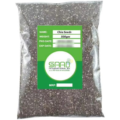 Saad Superior Quality Chia Seeds - 500gm image