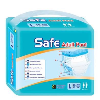 Safe Adult Diaper Pant L (90-140cm) -10pcs image