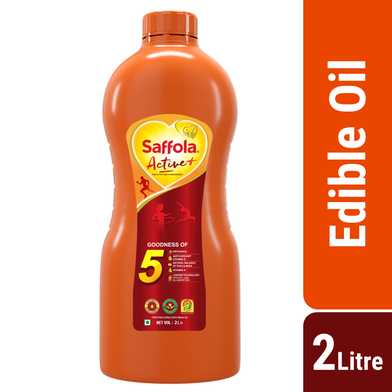 Saffola Active Oil (Blended Edible Vegetable Oil) 2 Litre image