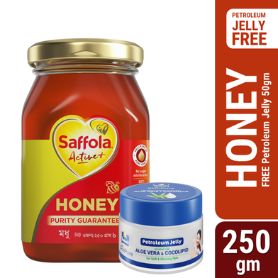 Saffola Honey 250gm (50ml Petroleum Jelly Free) image