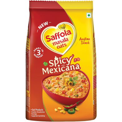 Saffola Masala Oats Spicy Mexicana - 400gm image