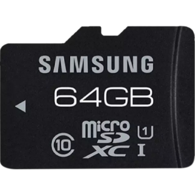 Samsung 64GB MicroSD Card Class 10 48MB/s Read 13MB/s Write image