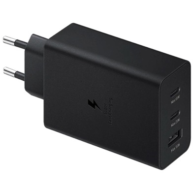 Samsung 65W 3-Port Type-C And Type-A Super Fast Power Adapter-(EP-T6530) image