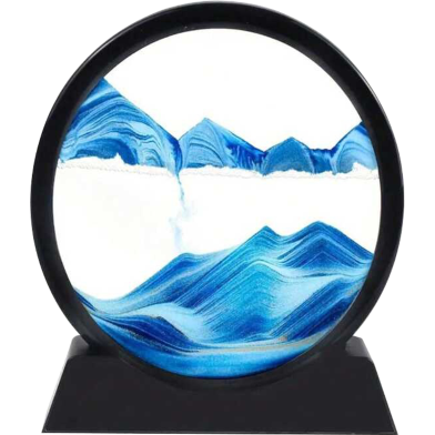 Sand Art Picture - Sand Painting Liquid Movement 3D Deep Sea Landscape Work - 1 pcs image