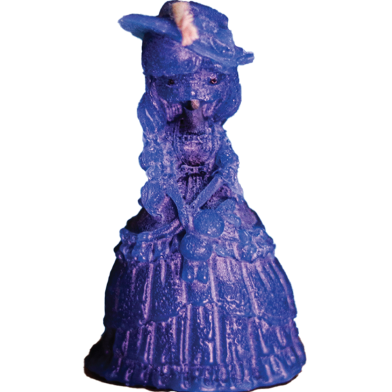 Sankhacura Princess Doll Fragrance Candle - Sky Blue Color image