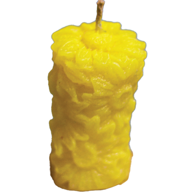 Sankhacura Sun Flower Fragrance Candle Yellow Color image