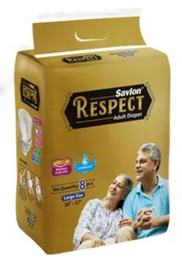 Savlon Respect Belt System Adult Diaper Large (8pcs) image