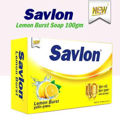 Savlon Soap Lemon Burst 100gm image