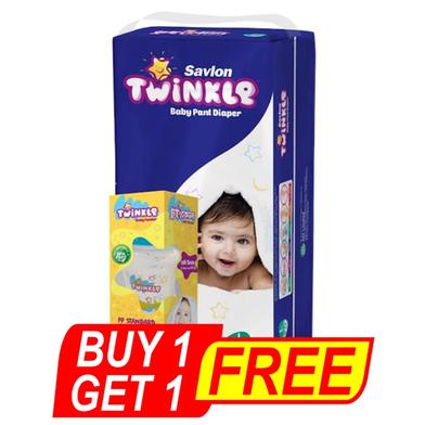 Savlon Twinkle Baby Pant Diaper L34 pcs (240 ml Twinkle PP Baby Feeder) FREE image