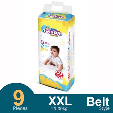 Savlon Twinkle Belt System Baby Diaper (15-30 kg) (9 Pcs) image