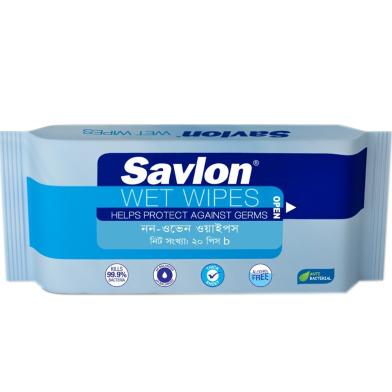 Savlon Wet Wipe 20s image