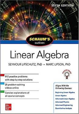 Schaum's Outline of Linear Algebra image