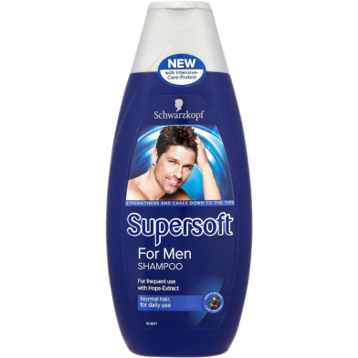 Schwarzkopf Super Soft For Men Shampoo 400 ml image