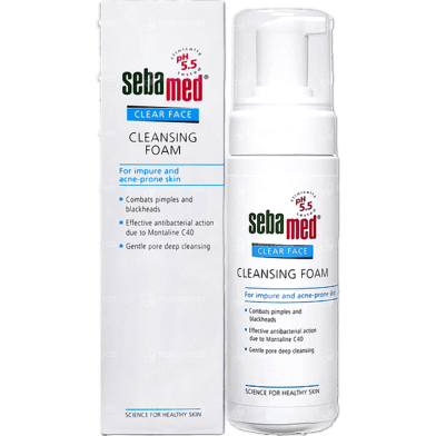 Seba Med Clear Face Cleansing Foam 150ml: null | Rokomari.com