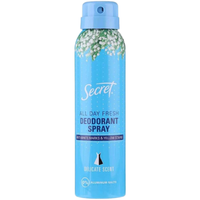 Secret Delicate Scent All Da.Fresh Deodorant Spray 150 ml image