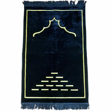 Selin Kadife Prayer Jaynamaz (Any Design) Navy Blue image