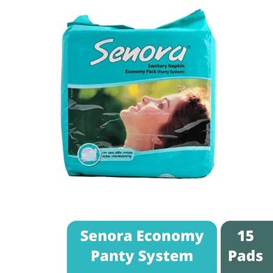 Senora Economy Pack Panty System Sanitary Napkin 15 Pads image
