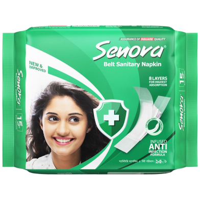 Senora Sanitary Napkin Belt System - 15Pcs image