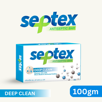 Septex Deep Clean Antiseptic Bar 100gm image