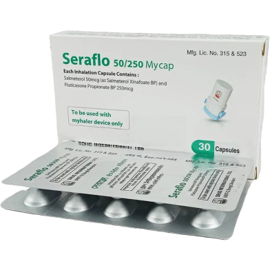 Seraflo 50 mcg Plus 100 - 10's Strip Inhalation Capsule image
