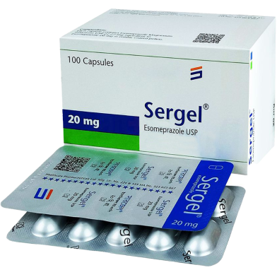 Sergel 20 mg - 10's Strip Capsule image