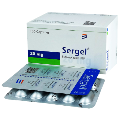 Sergel 20mg 10's Strip Tablets image