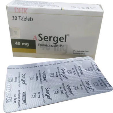 Sergel 40 mg - 10's Strip Tablet image