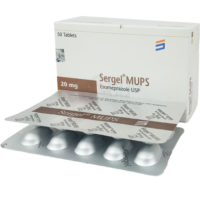 Sergel MUPS 20 mg 10's Strip MUPS Tablet image