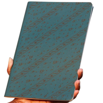 Sevendays Dhakai Muslin Forest Green Notebook image