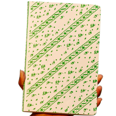 Sevendays Dhakai Muslin Green Notebook image