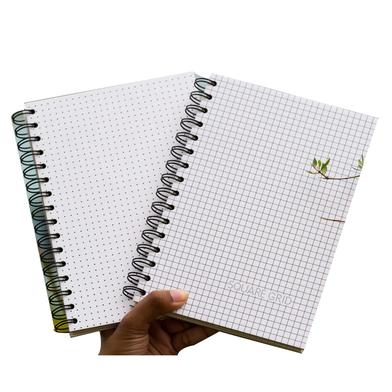 Sevendays Notes Designer Series Dot-Grid And Graph/Grid Notebook 2-Pack image