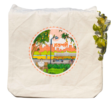 Sevendays Rajshahi (Round) Canvas Tote Bag image