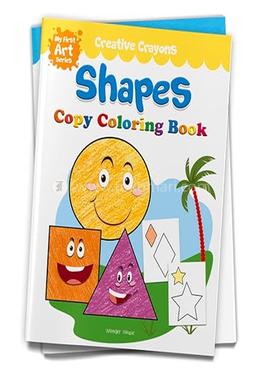 Shapes Copy Colouring Book