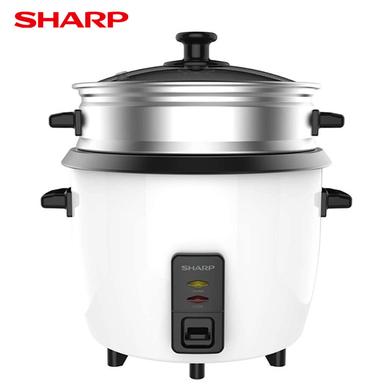 Sharp KS-H108G-W3 Rice Cooker with Food Steamer image