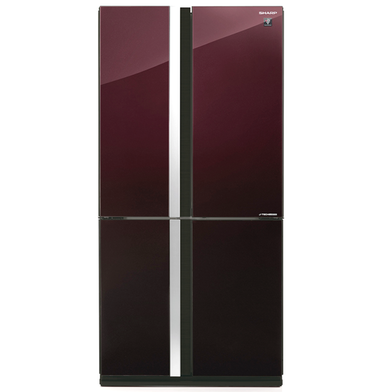 Sharp SJ-FS87V Non-frost Olive French Door Inverter Refrigerator - 724 Ltr image