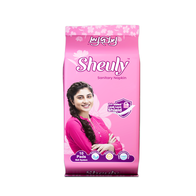 Sheuly Sanitary Napkin- Belt- 10 Pads image