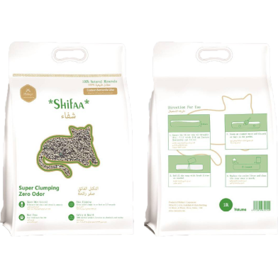 Shifaa Carbon Bentonite Litter 10 Ltr image