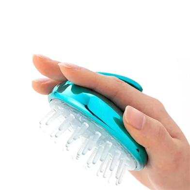 Silicone Shampoo Scalp Hair Massager Shampoo Massage Comb Bath Massage Brush Scalp Massager Hair Shower Brush Comb Care Tool -1pcs image