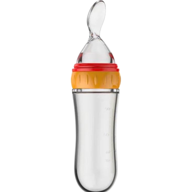 Silicone Spoon Feeder Hard Spoon 90 ML - 1pcs image