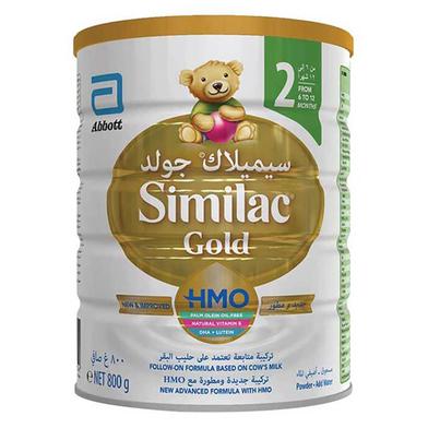 Similac Gold 2 HMO Infant Formula Milk Tin 800gm (UAE) - 131700453 image