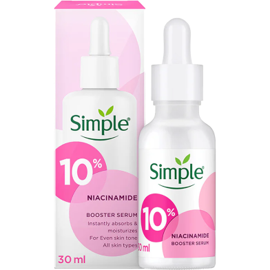 Simple 10 Percent Niacinamide Vitamin B3 Serum 30 ml | Skin Care Product Suitable For All Skin Types | For Even Skin Tone and Texture | India image