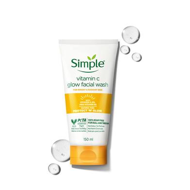 Simple Glow Vitamin C plus Anti Oxidants Facial Wash 150 ml (UAE) image