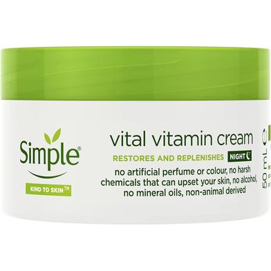 Simple Kind To Skin Vital Vitamin Night Cream image