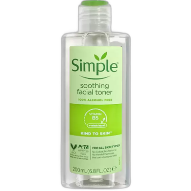 Simple Kind to Skin Soothing Facial Toner - 200ml image