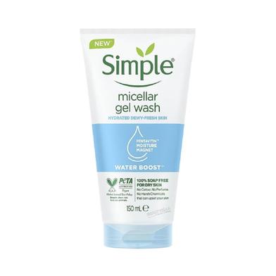 Simple Water Boost Micellar Gel Face Wash 150 ml (UAE) image