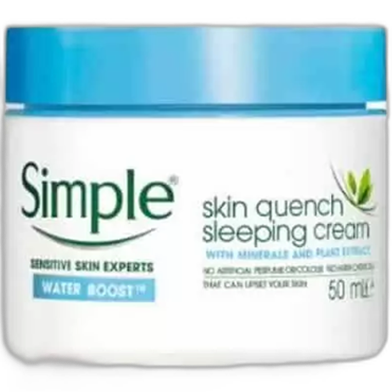 Simple Water Boost Skin Quench Sleeping Cream 50ML image