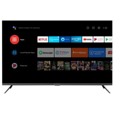 Singer 32 Inch FRAME LESS ANDROID TV image