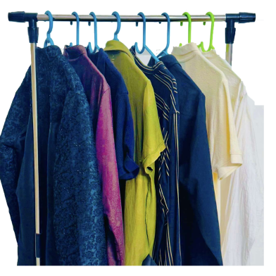 Single Pole Cloth Polypropylene And Steel Hanger Stand image